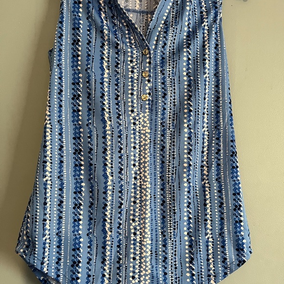 COPY - SELLING PERCEPTION CONCEPT TOP SIZE SMALL COLOR BLUE WITH BLUE AND WHITE… - Picture 7 of 11